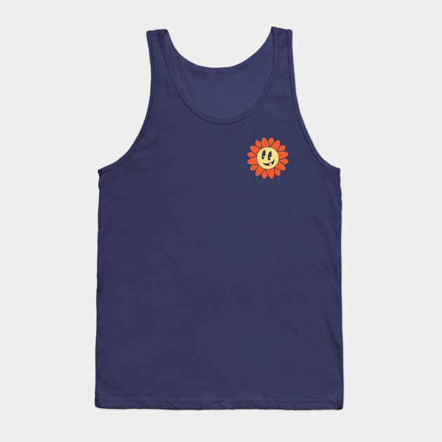 Flower Trip Tank Top by Moe Tees